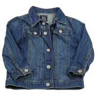 Tmavomodrá riflová bunda 