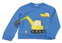 Modrá mikina s bagrem Lily & Dan