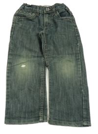 Tmavozelené rifle Levi´s