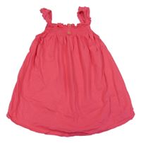 Malinový top s knoflíky Zara