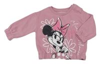 Růžová mikina s Minnie PRIMARK