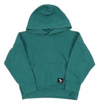 Zelená mikina s kapucí Abercrombie&Fitch