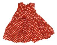 Červeno-bílé puntíkaté šaty H&M