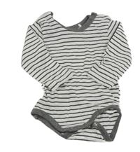 Bílo-šedé pruhované body Topomini
