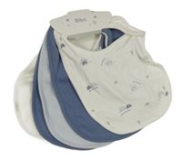 Nové - 5set - 5x bryndák - 3x modrý + 2x bílý se slony F&F