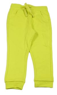 Neonově žluté tepláky George