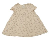 Světlerůžové šaty s motýlky H&M