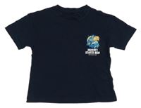 Tmavomodré tričko s orlem LC Waikiki