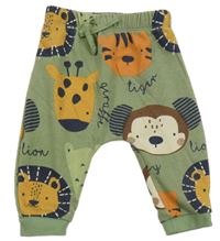 Zelené tepláky se zvířátky Matalan