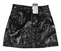 Nové - Černá lesklá sukně Primark