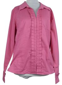 Dámská růžová halenka s volánky Next 