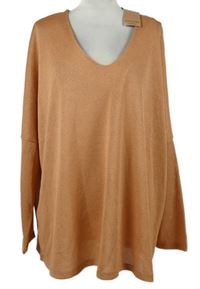 Nové - Dámská oranžová svetrová tunika Gallery 
