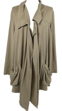 Dámský béžový semišový cardigán Gigi 