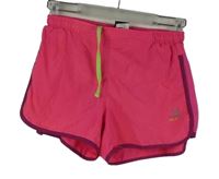 Dámské neonově růžové běžecké funkční kraťasy s pruhy Karrimor 
