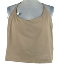 Nové - Dámský béžový sportovní crop top Asos 