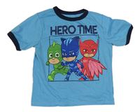 Modré tričko s PJ mask 