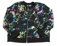 Černo-barevná sportovní propínací mikina Shein