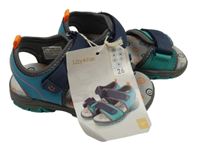 Nové - Modro-tyrkysové sandály Lily&DAn vel.26