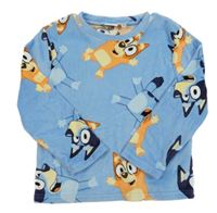 Světlemodrá plyšová mikina s Bluey 