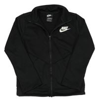 Černá sportovní propínací mikina s logem Nike
