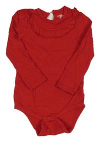 Červené body s volánem So cute