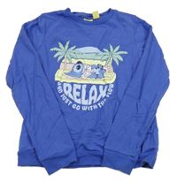 Fialová mikina se Stitchem Disney