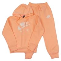 2set -  Neonově lososová tepláková souprava Nike