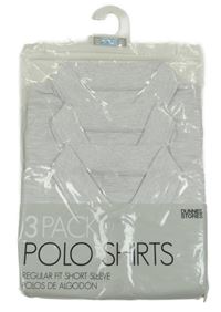 Nové - 3x šedé polo tričko Dunnes