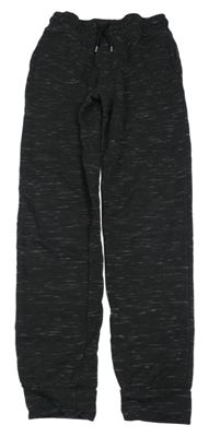 Černé žíhané tepláky Primark