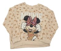 Béžová vzorovaná mikina s Minnie H&M