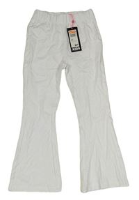Bílé flare legíny Europe kids