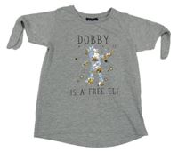 Šedá tunika s Dobbym z flirů Primark