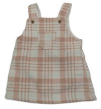 Světlerůžovo-bílé kostkované šaty George 