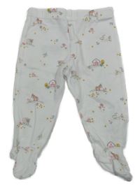 Bílé polodupky se zvířátky F&F