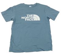 Světlemodré tričko s logem The North Face 