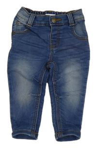 Tmavomodré teplákové rifle Next