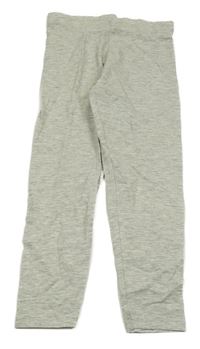 Šedé melírované třpytivé legíny Nutmeg