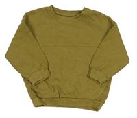 Khaki žebrovaná oversize mikina George