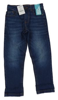 Nové - tmavomodré tapered loose rifle Next