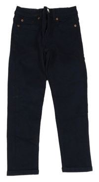 Tmavomodré skinny fit rifle ZARA