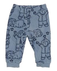 Modré fleecové kalhoty s medvídky Paddington George