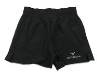 Černé šusťákové funkční kraťasy s logem MOVE ZLATAN