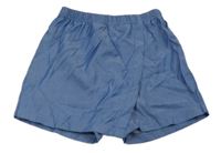 Modré kraťasy se sukní 