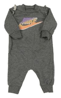 Šedá tepláková kombinéza s logem Nike 