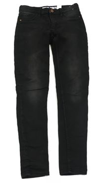 Černé teplákové skinny rifle H&M