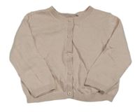 Světlerůžový propínací svetr Matalan