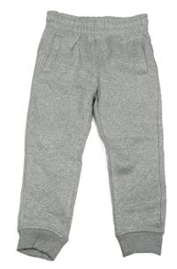 Šedé melírované tepláky