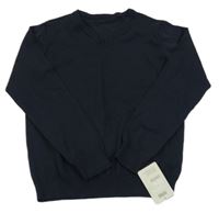 Nové - Tmavomodrý lehký svetr Dunnes