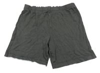 Tmavošedé bavlněné kraťasy George