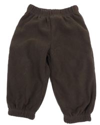 Hnědé fleecové tepláky Ergee